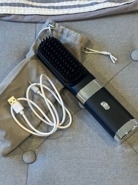 Cordless Heated Hair Straightening Brush